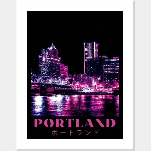 Portland Oregon Aesthetic Wall Art by Ferrazi